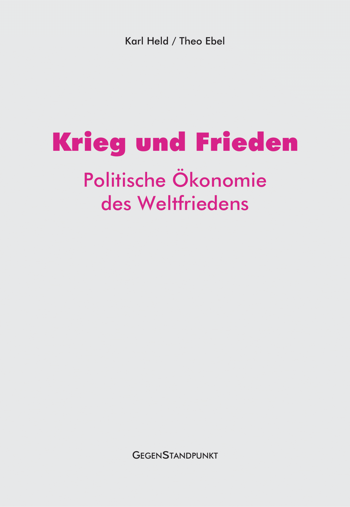 Titelblatt des Buches