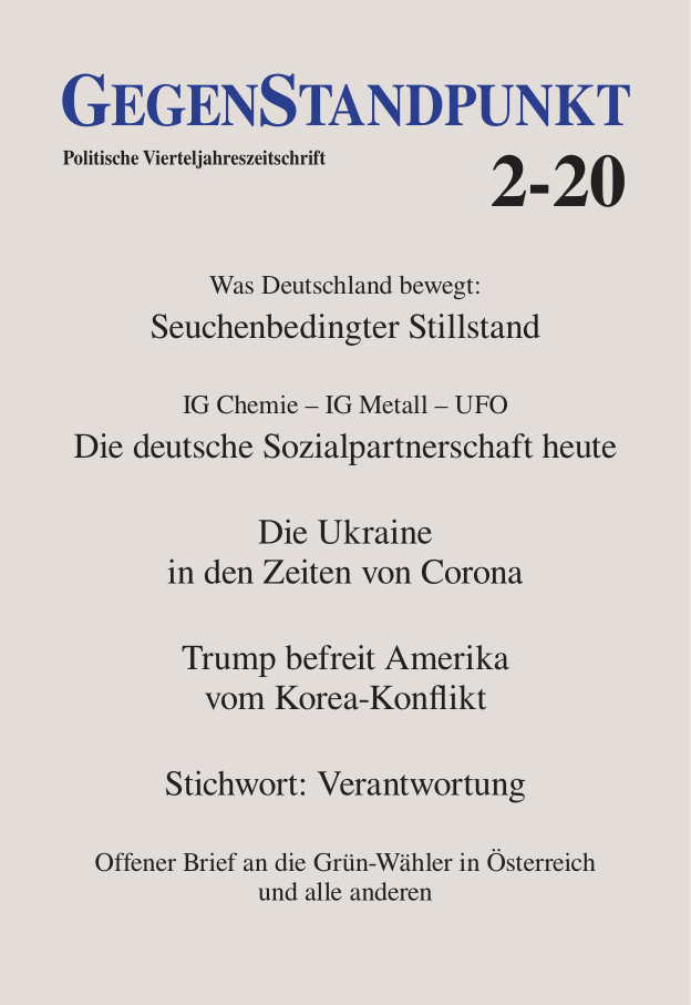Titelblatt der Zeitschrift